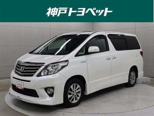 アルファード（トヨタ）ＳＲ　Ｃパッケージ　革シート　サンルーフ　４ＷＤ　フルセグ　ＨＤＤナビ　ＤＶＤ再生　ミュージックプレイヤー接続可　後席モニター　バックカメラ　ＥＴＣ　ドラレコ　両側電動スライド　ＨＩＤヘッドライト　乗車定員７人 中古車画像