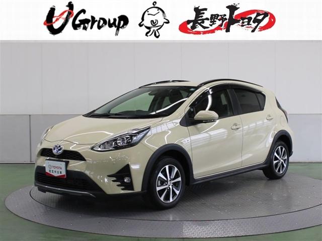 アクア(トヨタ) クロスオーバー　フルセグ　メモリーナビ　ＤＶＤ再生　ミュージックプレイヤー接続可　バックカメラ　衝突被害軽減システム　ＥＴＣ　ドラレコ　ＬＥＤヘッドランプ　記録簿 中古車画像