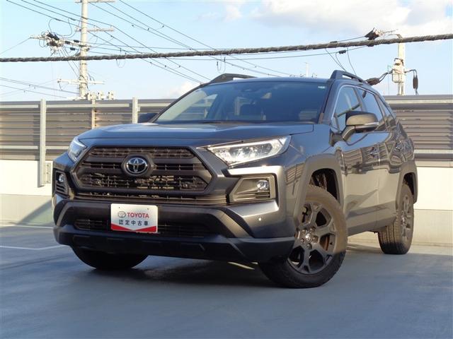 ＲＡＶ４(トヨタ) アドベンチャー　オフロードパッケージ　元試乗車　トヨタ認定中古車　デジタルインナーミラー　ブラインドスポットモニター　４ＷＤ　フルセグ　メモリーナビ　ミュージックプレイヤー接続可　バックカメラ　衝突被害軽減システム　ＥＴＣ　ＬＥＤ 中古車画像