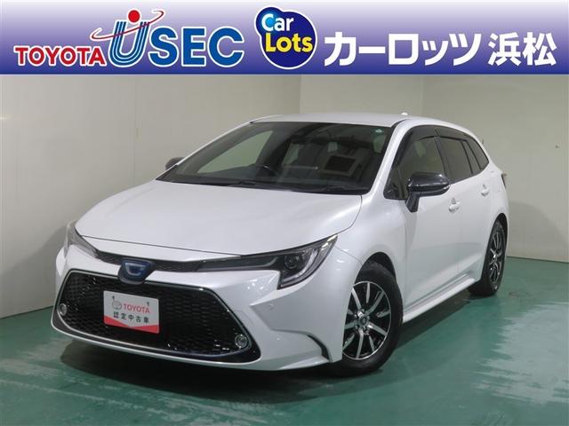 カローラツーリング(トヨタ) ハイブリッド　ダブルバイビー　追突軽減ブレーキ　バックモニタ　横滑防止　スマキー　ＬＥＤライト　デュアルエアバッグ　エアコン　オートクルーズ　サイドエアバッグ　ＥＴＣ付　ナビ　ＰＳ　キーフリー　ＡＢＳ　エアバック　メモリ−ナビ 中古車画像