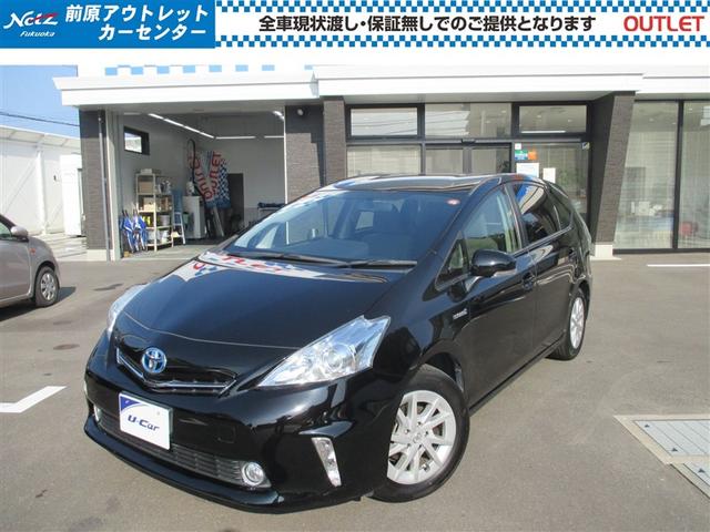 プリウスα(トヨタ) Ｓ　スマキ−　ＤＶＤ視聴可　リモコンキー　横滑り防止装置付き　ＰＷ　Ｂカメラ　ナビ・ＴＶ　サイドエアＢ　ＥＴＣ車載器　ＡＢＳ付き　アルミホイール　メモリーナビゲーション　パワーステアリング　イモビ　ＡＣ 中古車画像