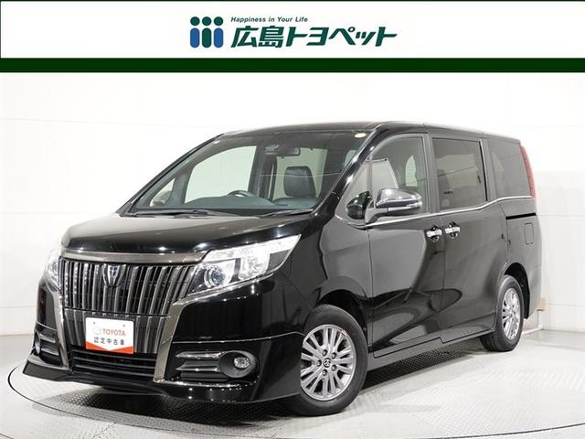 エスクァイア(トヨタ) Ｇｉ　ブラックテーラード　フルセグ　メモリーナビ　ＤＶＤ再生　ミュージックプレイヤー接続可　後席モニター　バックカメラ　衝突被害軽減システム　ＥＴＣ　両側電動スライド　ＬＥＤヘッドランプ　乗車定員７人　３列シート　ワンオーナー 中古車画像