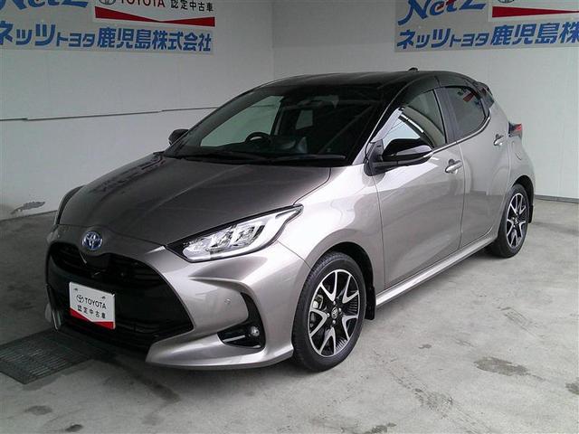 ヤリス(トヨタ) ハイブリッドＺ　ＰＣＳ　整備記録簿　ＡＷ　Ｂカメラ　ナビ付　ＬＥＤランプ　スマキー　ＥＴＣ付き　メディアプレイヤー接続　ＶＳＣ　パワステ　クルコン　カーテンエアバック　キーフリー　ＡＢＳ　イモビ　エアコン　メモリナビ 中古車画像