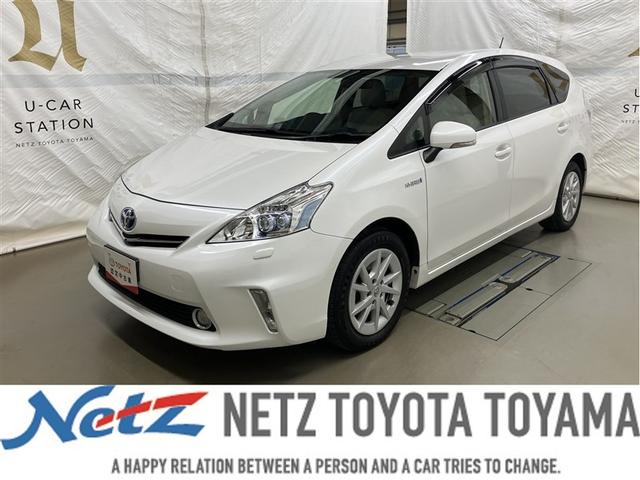 プリウスα(トヨタ) Ｇ　フルセグ　ＨＤＤナビ　ＤＶＤ再生　ミュージックプレイヤー接続可　バックカメラ　ＥＴＣ　ＬＥＤヘッドランプ　乗車定員７人　３列シート　ワンオーナー 中古車画像