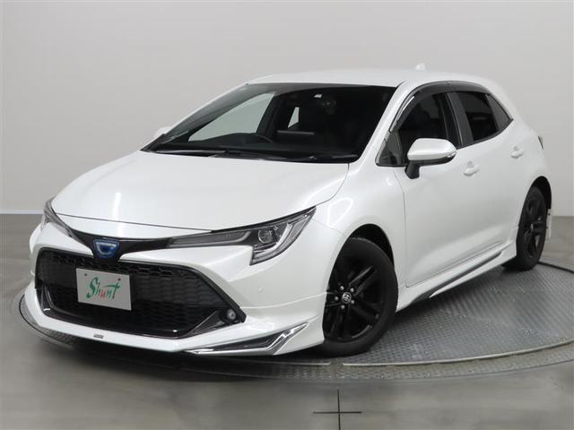 カローラスポーツ(トヨタ) ＨＥＶ　Ｇスタイル５　１年保証　フルエアロ　リモートスタート　フルセグ　メモリーナビ　ミュージックプレイヤー接続可　シートヒーター　ＢＳモニター　バックカメラ　衝突被害軽減システム　ＥＴＣ　ドラレコ　ＬＥＤヘッドランプ 中古車画像