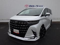 アルファードハイブリッド エグゼクティブラウンジ 本革 フルセグTV ドライブレコーダー エアロ アルミホイール パノラミックルーフ 100V電源 LEDヘッドライト 4WD スマートキー DVDプレーヤー パワーシート ETC エアコン 3列シート 中古車画像