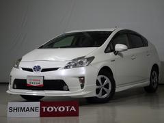 プリウス S フルセグ HDDナビ DVD再生 バックカメラ ETC プッシュスタート スマートキー オートエアコン HIDヘッドライト フロントフォグランプ フルエアロ 純正アルミ スペアタイヤ 中古車画像