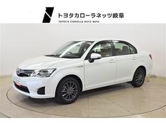 カローラアクシオ ハイブリッド 点検記録簿 ESC ワンセグテレビ エアコン ワイヤレスキー デュアルエアバッグ バックモニター ナビTV パワーステアリング 運転席エアバッグ アルミホイール 1オーナー メモリナビ ABS PW 中古車画像