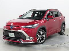 カローラクロス ハイブリッド Z 1年保証 ワンオーナ フルエアロ ガラスルーフ ディスプレイオーディオ ミュージックプレイヤー接続可 電動リヤゲート シートヒーター 全周囲カメラ バックカメラ 衝突被害軽減システム ETC ドラレコ 中古車画像