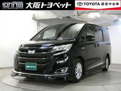 ノア ハイブリッドG Rカメラ スマートキー&プッシュスタート LEDへッドライト 地デジ イモビライザー Wエアコン パワーウインドウ アルミ クルコン エアバッグ 横滑り防止 DVD再生機能 フルフラット パワステ 中古車画像