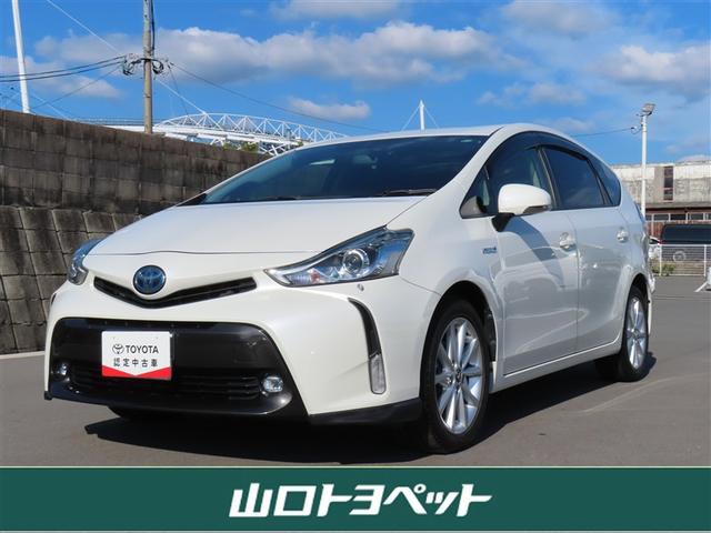 プリウスα(トヨタ) Ｇツーリングセレクション　フルセグ　メモリーナビ　ＤＶＤ再生　バックカメラ　衝突被害軽減システム　ＥＴＣ　ドラレコ　ＬＥＤヘッドランプ　ワンオーナー 中古車画像