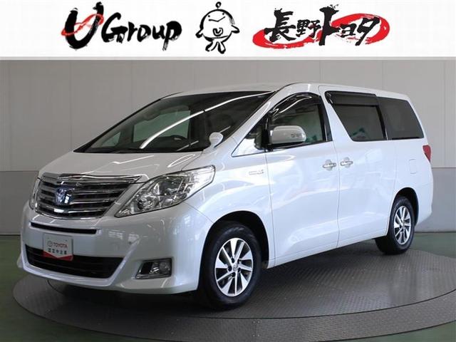 アルファードハイブリッド(トヨタ) Ｘ　４ＷＤ　フルセグ　メモリーナビ　ＤＶＤ再生　ミュージックプレイヤー接続可　後席モニター　バックカメラ　ＥＴＣ　ドラレコ　両側電動スライド　ＨＩＤヘッドライト　乗車定員７人　３列シート　ワンオーナー 中古車画像