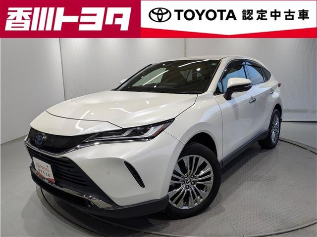 ハリアーハイブリッド(トヨタ) Ｚ　レザーパッケージ　革シート　フルセグ　メモリーナビ　ミュージックプレイヤー接続可　バックカメラ　衝突被害軽減システム　ＥＴＣ　ドラレコ　ＬＥＤヘッドランプ　ワンオーナー　記録簿　アイドリングストップ 中古車画像