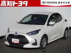 ヤリス ハイブリッドG DVD再生 ミュージックプレイヤー接続可 バックカメラ 衝突被害軽減システム ETC ドラレコ LEDヘッドランプ ワンオーナー 中古車画像