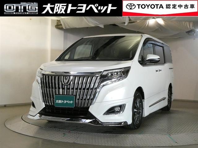 エスクァイア(トヨタ) Ｇｉ　エアロ付き　両側Ｐドア　スマートキーＰスタート　リアカメラ　アイドリングＳＴＯＰ　ＥＴＣ車載器　オートエアコン　イモビライザー　オートクルーズコントロール　キーレス　ナビＴＶ　ＡＢＳ　３列　メモリナビ 中古車画像