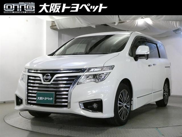 エルグランド(日産) ２５０ハイウェイスターＳ　アルミホイル　横滑り防止　両側パワ−スライドドア　ドライブレコーダ　フルフラット　クルコン　インテリキー　３列シート　Ｂカメラ　ＬＥＤヘッドランプ　サイドカーテンエアバック　盗難防止　メモリーナビ 中古車画像
