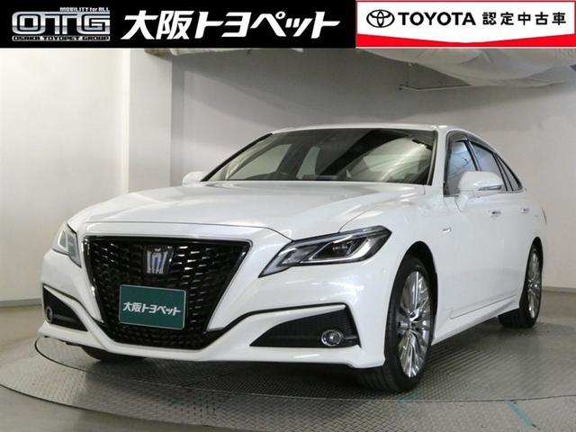 クラウンハイブリッド(トヨタ) Ｓ　エレガンススタイル　衝突軽減ブレーキ　ＬＥＤライト　バックカメラ　クルコン　ＥＴＣ　パワーシート　ＤＶＤ再生　メモリーナビ　ミュージックプレイヤー接続可　アルミホイール　スマートキー　ナビＴＶ　ＡＣ１００Ｖ　キーレス 中古車画像