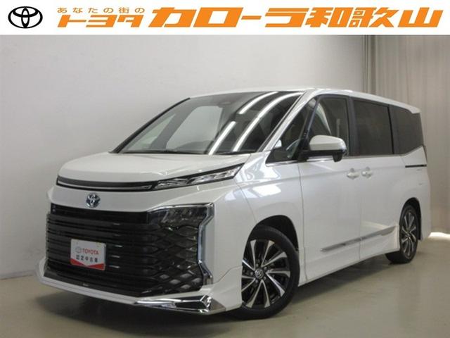 快適利便パッケージ付き『トヨタ　ヴォクシーＨＶ』。ナビ・後席モニター付き