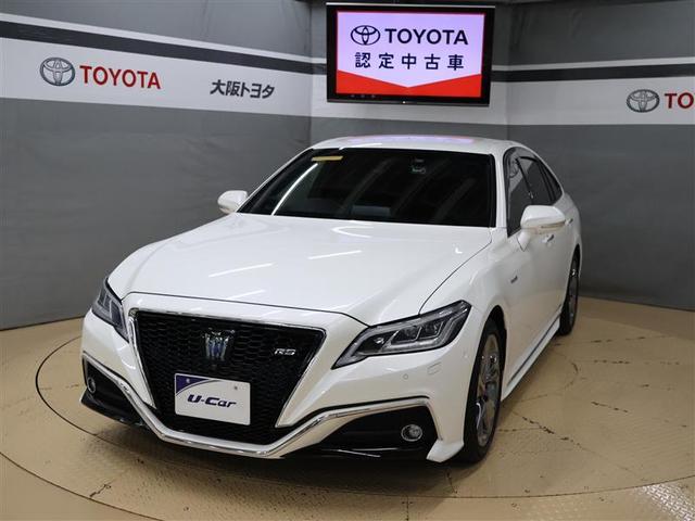 クラウンハイブリッド(トヨタ) ＲＳアドバンス　革シート　フルセグ　ＤＶＤ再生　バックカメラ　衝突被害軽減システム　ＥＴＣ　ＬＥＤヘッドランプ　クリアランスソナー　ＰＫＳＢ　ＢＳＭ　ＲＣＴＡ　シートヒーター　オートマチックハイビーム 中古車画像