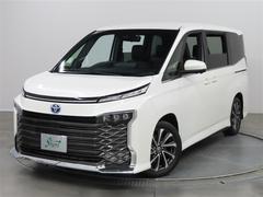 ヴォクシー ハイブリッドS-Z 1年保証 ワンオーナ- 後席モニタ- フルセグ メモリーナビ DVD再生 ミュージックプレイヤー接続可 電動リヤゲート シートヒータ バックカメラ 衝突被害軽減システム ETC 両側電動スライド 中古車画像