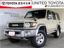 トヨタ ランドクルーザー７０ バン　ＤＶＤ再生可　ナビＴＶ　地デ...