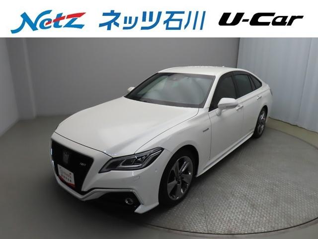 クラウンハイブリッド(トヨタ) ＲＳアドバンス　革シート　フルセグ　メモリーナビ　ＤＶＤ再生　ミュージックプレイヤー接続可　バックカメラ　衝突被害軽減システム　ＥＴＣ　ドラレコ　ＬＥＤヘッドランプ　ワンオーナー　記録簿　アイドリングストップ 中古車画像