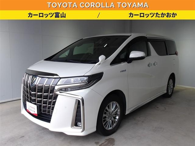 アルファードハイブリッド(トヨタ) Ｓ　タイプゴールド　革シート　４ＷＤ　フルセグ　ＤＶＤ再生　ミュージックプレイヤー接続可　後席モニター　バックカメラ　衝突被害軽減システム　ＥＴＣ　ドラレコ　両側電動スライド　ＬＥＤヘッドランプ　乗車定員７人　３列シート 中古車画像