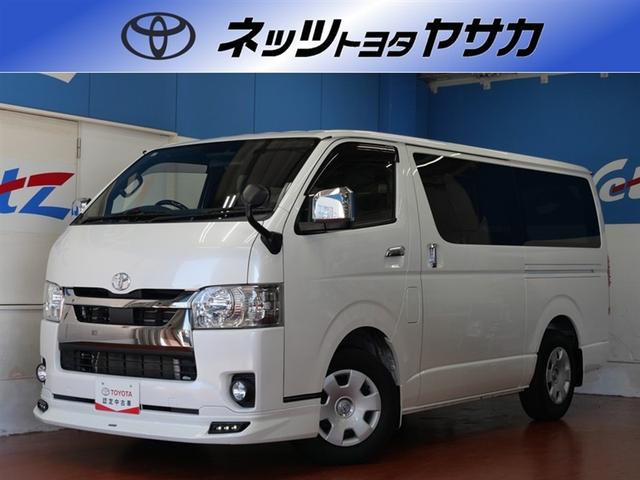 ハイエースバン(トヨタ) スーパーＧＬ　ダークプライムＩＩ　フルセグ　メモリーナビ　ＤＶＤ再生　ミュージックプレイヤー接続可　バックカメラ　衝突被害軽減システム　ＥＴＣ　ＬＥＤヘッドランプ　ワンオーナー　ディーゼル 中古車画像