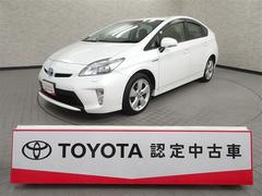 プリウス Sツーリングセレクション アイドリングST スマキ- Bカメ 整備記録簿 サイドエアバッグ アルミ装備 イモビライザー 1セグ 1オナ メモリ-ナビ キーレス Wエアバック LEDランプ 横滑り防止機能 パワステ エアB 中古車画像