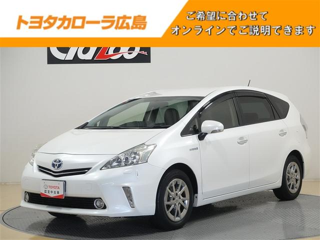 プリウスα(トヨタ) Ｓ　チューン　ブラック　ワンセグ　メモリーナビ　ＤＶＤ再生　バックカメラ　ＬＥＤヘッドランプ　記録簿 中古車画像