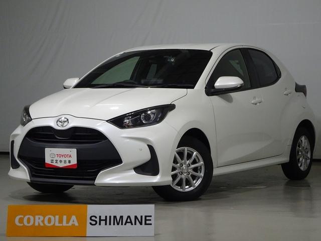 ヤリス(トヨタ) Ｘ　メモリーナビ　ミュージックプレイヤー接続可　バックカメラ　衝突被害軽減システム　ＥＴＣ　ドラレコ　ワンオーナー 中古車画像