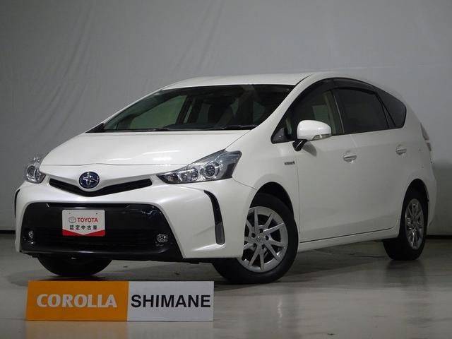 プリウスα(トヨタ) Ｓ　チューン　ブラックＩＩ　フルセグ　メモリーナビ　ＤＶＤ再生　バックカメラ　衝突被害軽減システム　ＥＴＣ　乗車定員７人　３列シート　ワンオーナー　記録簿 中古車画像