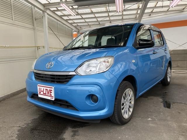 パッソ(トヨタ) Ｘ　Ｓ　衝突回避支援システム　整備記録簿　バックモニター　ドライブレコーダー　盗難防止システム　１セグＴＶ　キーフリーシステム　ＥＴＣ付　デュアルエアバック　スマートキー　メモリナビ　ＡＵＸ接続　ｉストップ 中古車画像