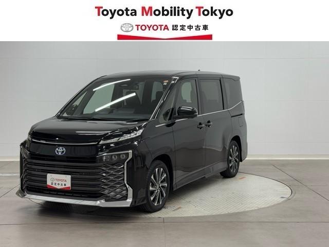 ヴォクシー(トヨタ) ハイブリッドＳ−Ｚ　パワーウィンドウ　ＤＶＤ再生機能　インテリキー　横滑防止装置　地デジＴＶ　アクティブクルーズコントロール　１オナ　フルオートエアコン　リアカメラ　エアバッグ　ＡＢＳ　１００Ｖ充電　ナビＴＶ　ＷＡＣ 中古車画像