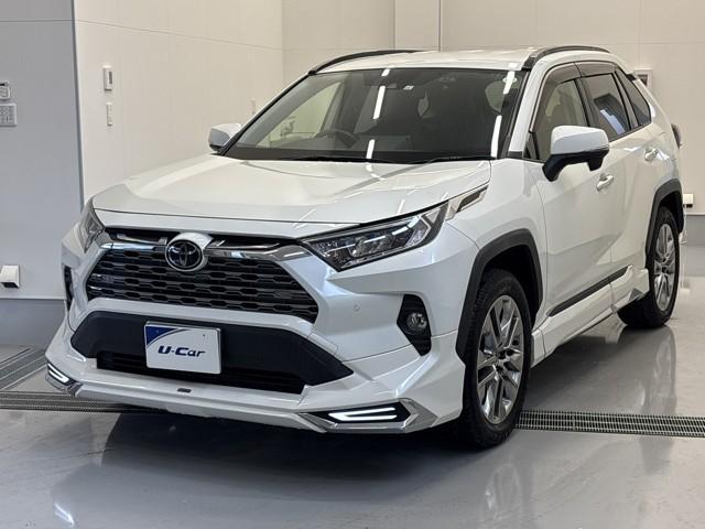 ＲＡＶ４(トヨタ) Ｇ　Ｚパッケージ　インテリジェントクリアランスソナー　エアロ　整備記録簿　ＡＷＤ　ＬＥＤライト　アルミホイル　オートクルーズ　横滑り防止装置　バックガイドモニター　盗難防止装置　デュアルエアバッグ　メモリナビ　キーレス 中古車画像