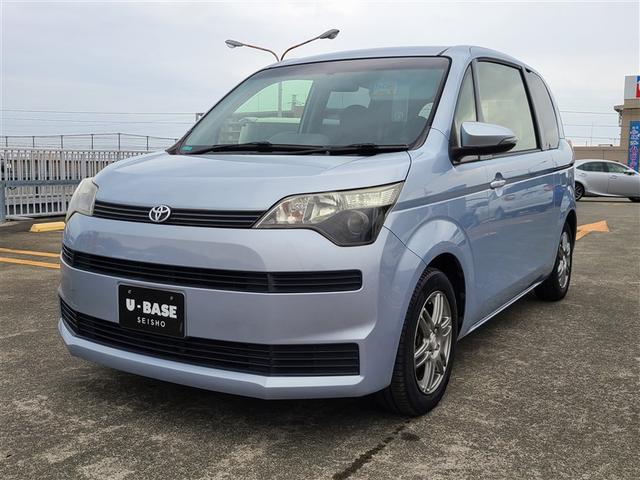 スペイド(トヨタ) Ｘ　１年間走行距離無制限保証　ナビ　バックカメラ　ＣＤ　　片側電動スライドドア　マニュアルエアコン　ワンオーナー　整備点検記録簿 中古車画像