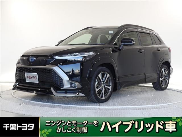 カローラクロス(トヨタ) ハイブリッド　Ｚ　ドラレコ　ミュージックプレイヤー接続可　電動シート　アルミホイール　ＬＥＤヘッドランプ　キーレス　盗難防止装置　ハイブリッド　オートクルーズコントロール　メモリーナビ　フルセグ 中古車画像
