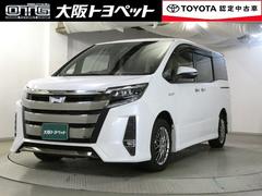 ノア ハイブリッドSi ダブルバイビー エアロ LEDヘッドライト クルコン 横滑り防止装置 盗難防止システム エアバッグ アルミ メモリ-ナビ スマキー Wエアコン ABS ナビ&TV デュアルエアバッグ ETC DVD パワーウインドウ 中古車画像