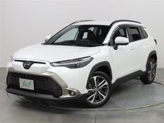 カローラクロス ハイブリッド Z 1年保証 シートヒーター Pバックドア フルセグ メモリーナビ ミュージックプレイヤー接続可 バックカメラ 衝突被害軽減システム ETC ドラレコ LEDヘッドランプ アイドリングストップ 中古車画像