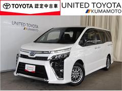 ヴォクシー ハイブリッドZS 煌II 電動両側スライドドア ドライブレコーダ パワーステアリング DVD再生可 リアクーラー スマキー 地デジTV 横滑防止 1オーナー Wエアバック AAC LEDランプ エアバッグ ナビTV クルコン 中古車画像