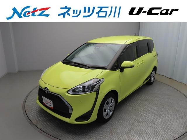 シエンタ(トヨタ) Ｘ　フルセグ　メモリーナビ　ＤＶＤ再生　バックカメラ　衝突被害軽減システム　ＥＴＣ　電動スライドドア　ウオークスルー　乗車定員７人　３列シート　ワンオーナー　記録簿　アイドリングストップ 中古車画像