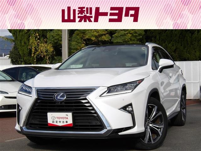 ＲＸ(レクサス) ＲＸ４５０ｈ　バージョンＬ　革シート　サンルーフ　４ＷＤ　フルセグ　メモリーナビ　ＤＶＤ再生　後席モニター　バックカメラ　衝突被害軽減システム　ＥＴＣ　ドラレコ　ＬＥＤヘッドランプ 中古車画像