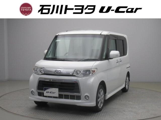 タント(ダイハツ) カスタムＸ　フルセグ　メモリーナビ　ＤＶＤ再生　ミュージックプレイヤー接続可　ＥＴＣ　ドラレコ　電動スライドドア　ＨＩＤヘッドライト 中古車画像