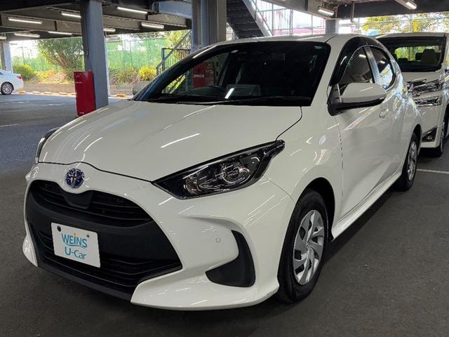 ヤリス(トヨタ) ハイブリッドＸ　カーテンエアバッグ　イモビライザー　スマートキー＆プッシュスタート　バックモニター　ワイヤレスキー　ドラレコ　ＡＢＳ　ナビ　オートクルーズ　ミュージックプレイヤー接続可　Ｗエアバック　パワーウィンドウ 中古車画像