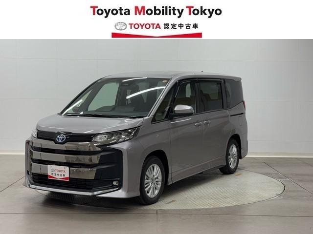 ノア(トヨタ) ハイブリッドＳ−Ｇ　両電動ドア　衝突回避ブレーキ　ダブルエアコン　１００Ｖ　イモビ　クルコン　バックガイドモニター　横滑り防止装置　ＬＥＤヘッドライト　ドライブレコーダー　キーレス　スマートキー　３列シート　ＤＶＤ再生 中古車画像