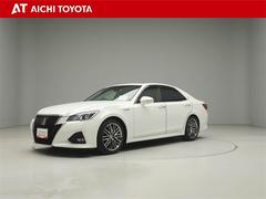 クラウンハイブリッド アスリートS レザー PW ETC付き 横滑防止装置 1オーナー車 ガラスサンルーフ フルセグ地デジ TSS PWシート バックガイドモニター TVナビ キーフリー カーテンエアバッグ メモリナビ LEDヘッド 中古車画像