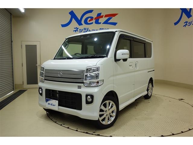 エブリイワゴン(スズキ) ＰＺターボスペシャル　両側パワ−スライドドア　キーレススタートシステム　ＥＳＣ　ナビ・ＴＶ　フルオートエアコン　プッシュスタートスマートキー　盗難防止システム　ＡＢＳ　整備記録簿　アルミホイール　パワーステアリング　ＰＷ 中古車画像