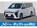 後席モニターもついたヴォクシーHVです!岡山県内、隣県にお住いのお客様の