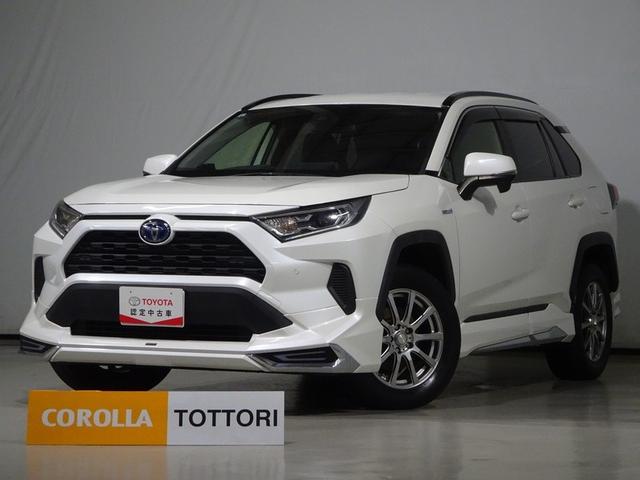 ＲＡＶ４(トヨタ) ハイブリッドＸ　４ＷＤ　フルセグ　メモリーナビ　ＤＶＤ再生　バックカメラ　衝突被害軽減システム　ＥＴＣ　ＬＥＤヘッドランプ　ワンオーナー　フルエアロ 中古車画像