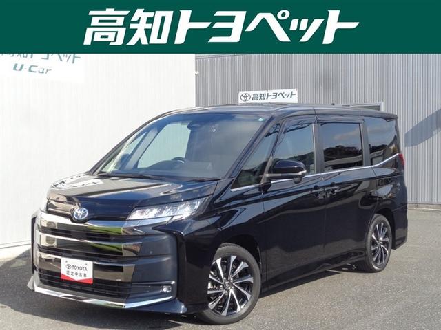 ノア(トヨタ) ハイブリッドＳ−Ｚ　フルセグ　メモリーナビ　ＤＶＤ再生　ミュージックプレイヤー接続可　バックカメラ　衝突被害軽減システム　ＥＴＣ　ドラレコ　両側電動スライド　ＬＥＤヘッドランプ　乗車定員７人　３列シート　ワンオーナー 中古車画像